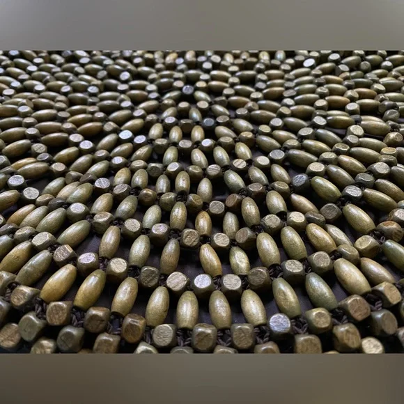 Women’s The Sak brown Wood Beaded Bag - Picture 4 of 10